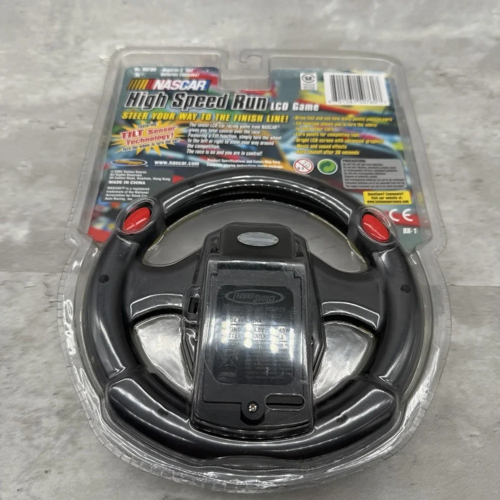 Nascar High Speed Run LCD Handheld Electronic Game Tilt Sensor Steering 2005